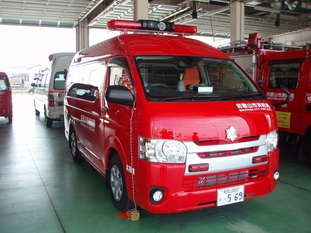 写真：指揮車