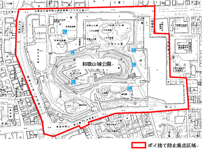 （3和歌山城公園周辺区域
