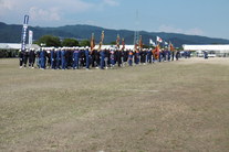 県ポンプ操法大会全景