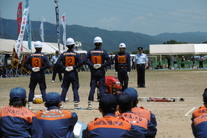 県ポンプ操法大会大新分団