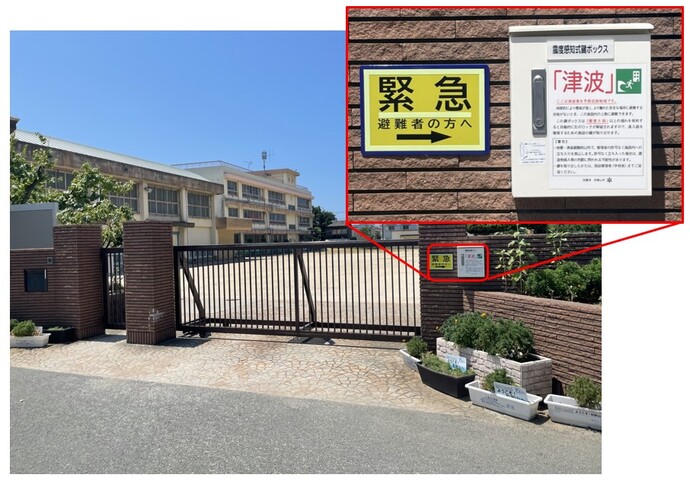 設置例（砂山小学校）