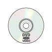 DVDのイラスト