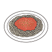 パスタのイラスト