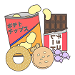 おかしのイラスト