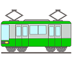 電車のイラスト