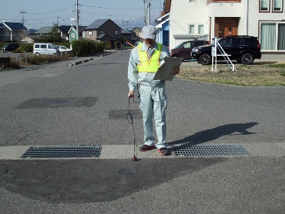 写真：漏水調査