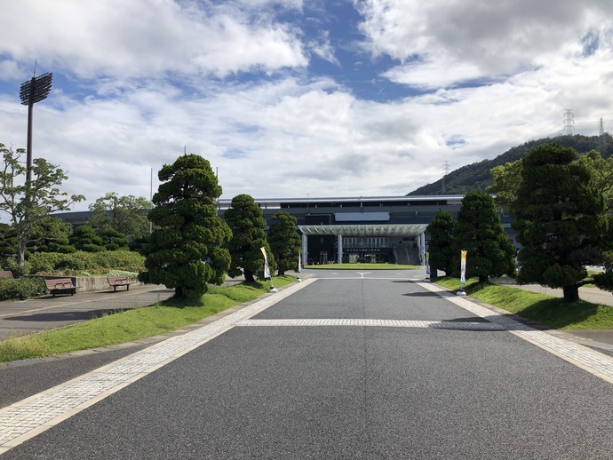 紀三井寺公園正面の風景