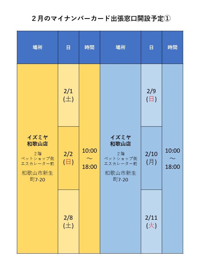 2月予定（1）