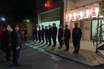 写真：年末火災特別警戒市長激励3