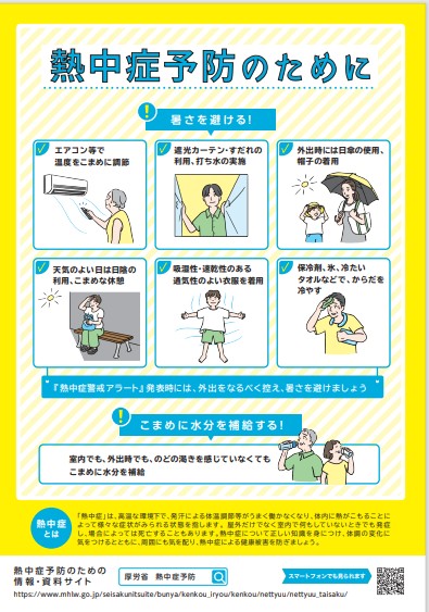 熱中症予防のために（厚生労働省）