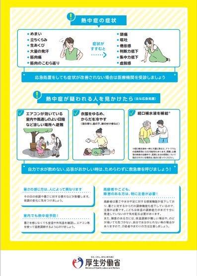 熱中症予防のために（厚生労働省）（2）
