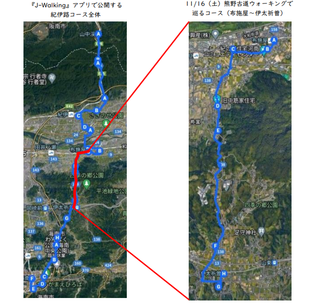 ウォーキングコース