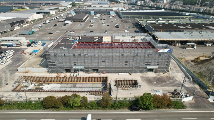 令和7年8月　躯体工事、外壁工事等