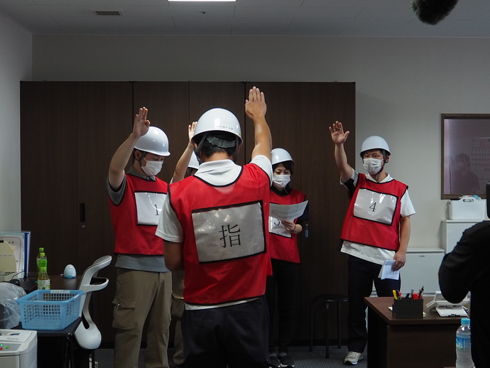 自衛消防隊訓練
