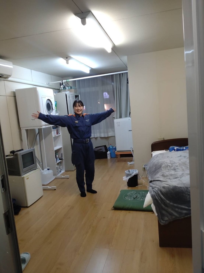 写真：仮眠時間