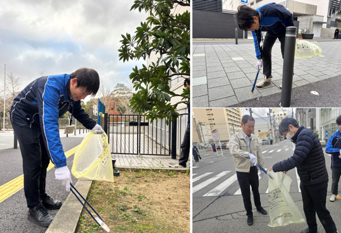 「おはよう5分間清掃」の様子(2)