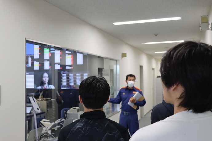 指令センター見学